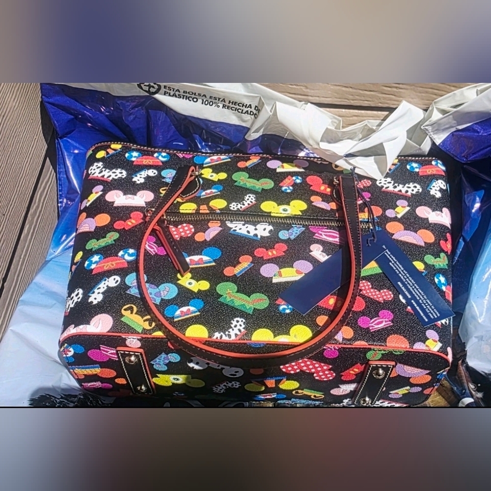 Disney Parks Mickey Mouse Ear Hat Tote Bag  by Dooney & Bourke